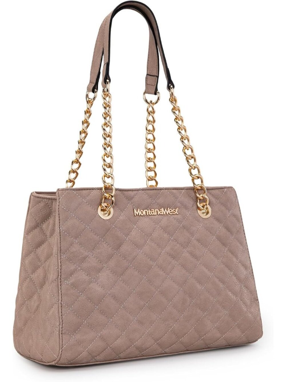 MEDIUM Tote Bag for Women Quilted Chain Handbags Shoulder Purse